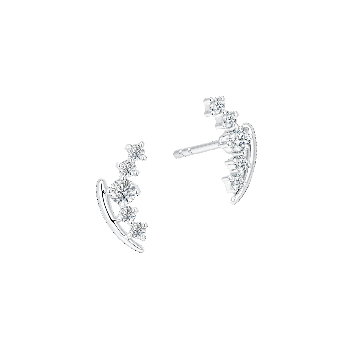 10K Gold Lab Grown Diamond Earrings