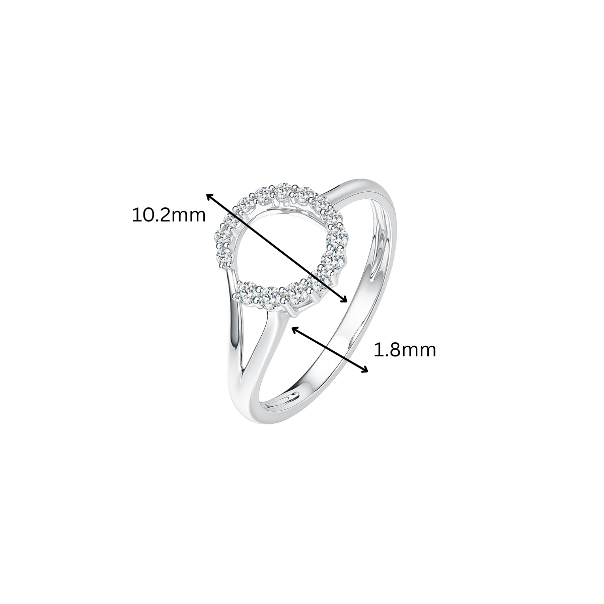 10K Gold Lab Grown Diamond Ring