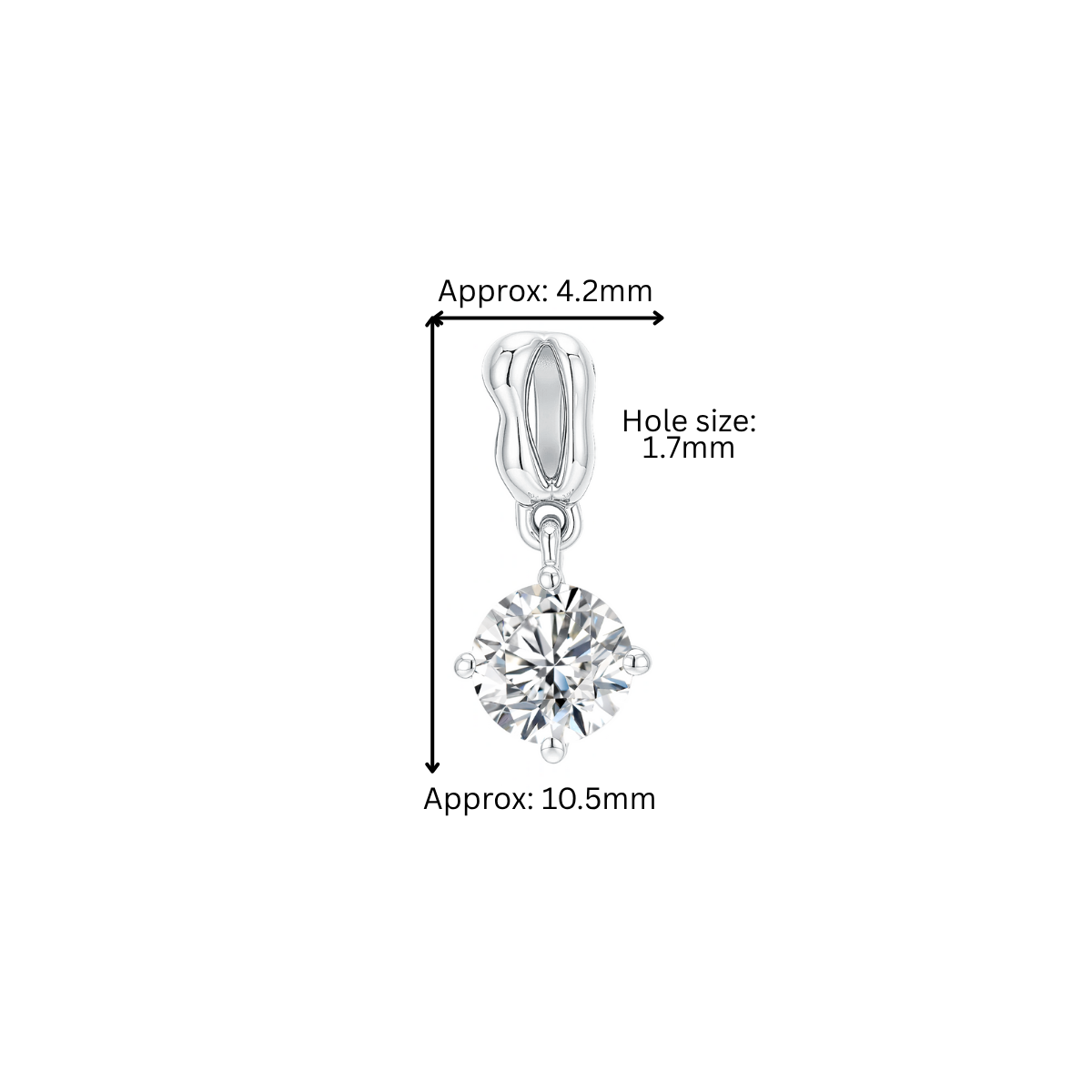 10K Gold Lab Grown Diamond Pendant