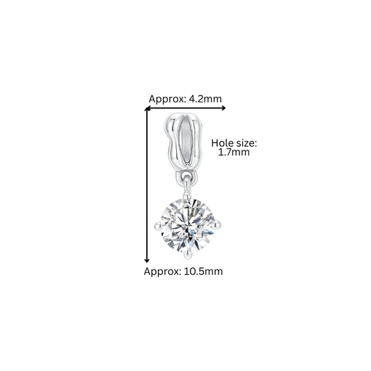 10K Gold Lab Grown Diamond Pendant