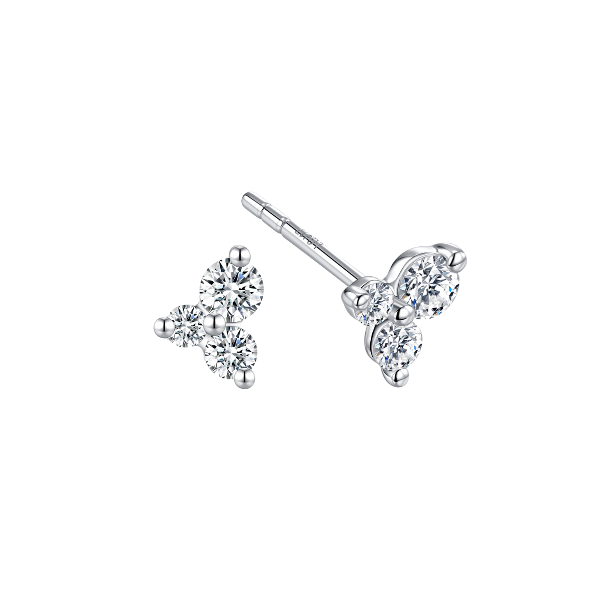 10K Gold Lab Grown Diamond Earrings