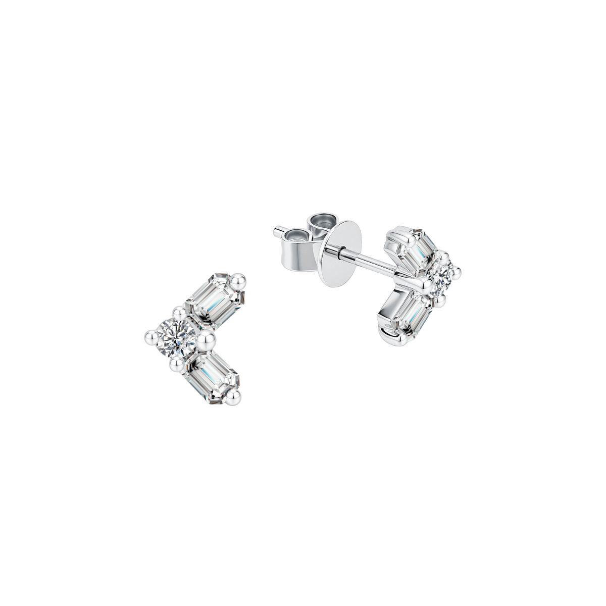 10K Gold Lab Grown Diamond Earrings