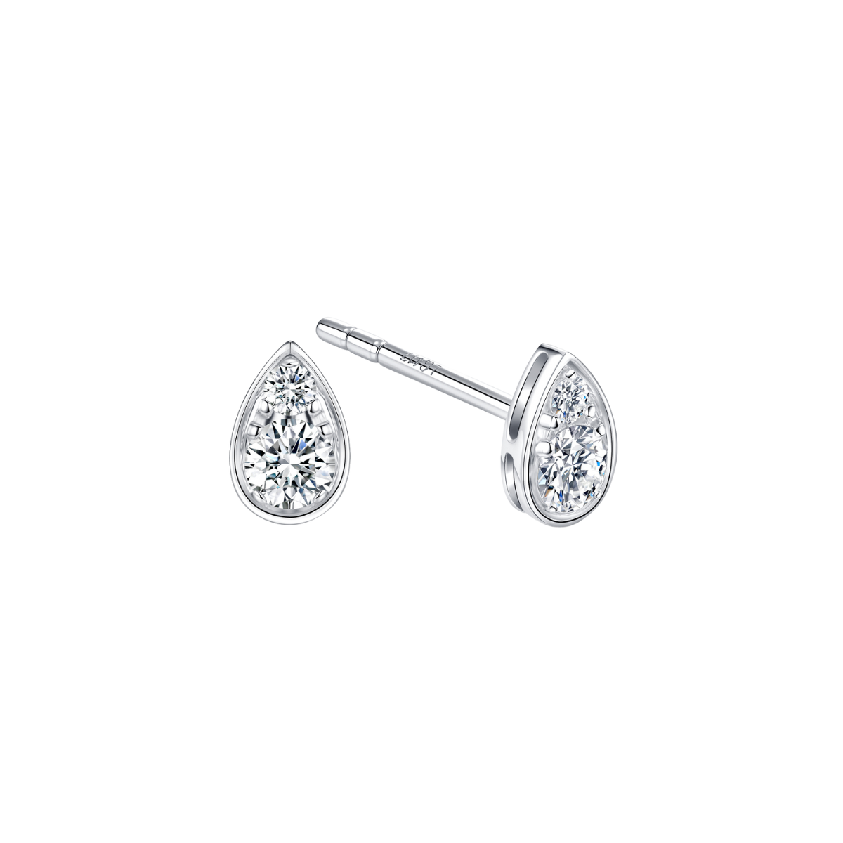 10K Gold Lab Grown Diamond Earrings