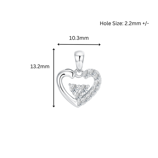 10K Gold Lab Grown Diamond Pendant