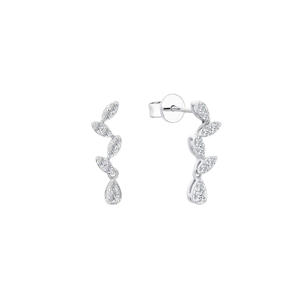 10K Gold Lab Grown Diamond Earrings