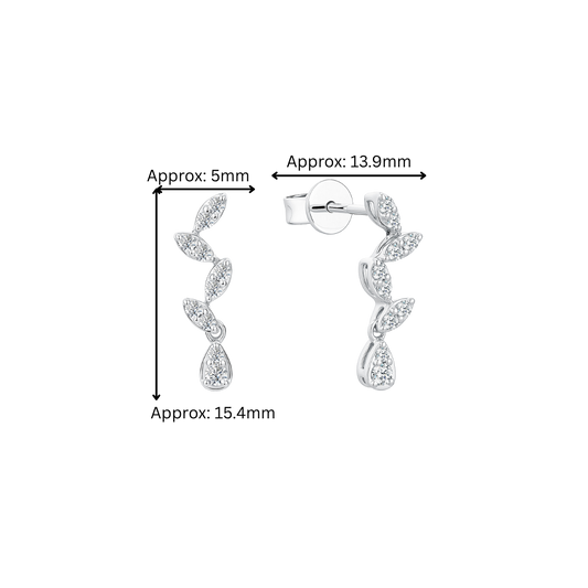 10K Gold Lab Grown Diamond Earrings