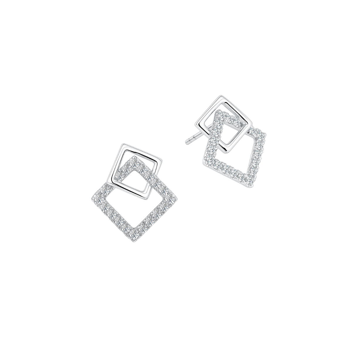 10K Gold Lab Grown Diamond Earrings