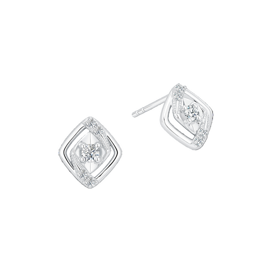 10K Gold Lab Grown Diamond Earrings