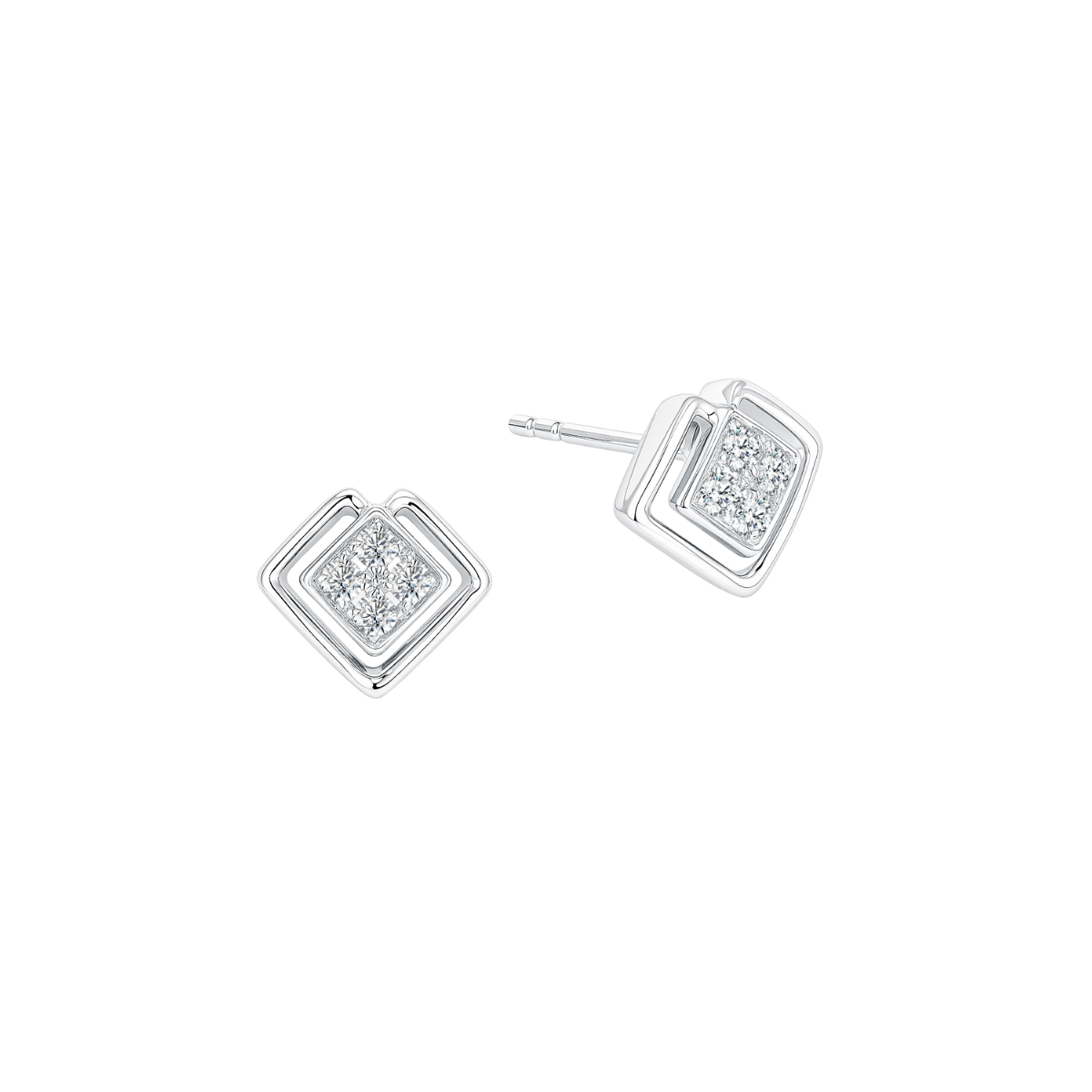 10K Gold Lab Grown Diamond Earrings