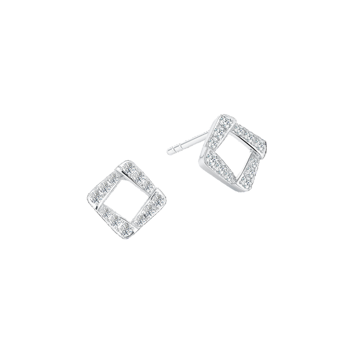 10K Gold Lab Grown Diamond Earrings