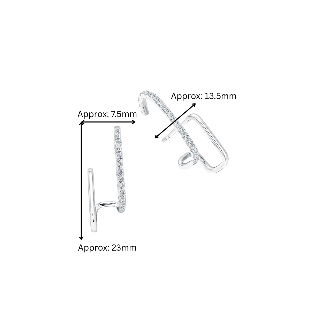 10K Gold Lab Grown Diamond Earrings