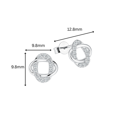 10K Gold Lab Grown Diamond Earrings
