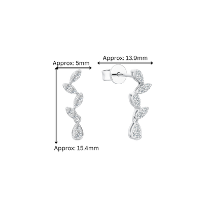 10K Gold Lab Grown Diamond Earrings