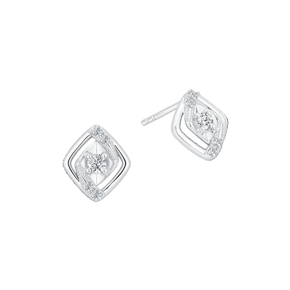 10K Gold Lab Grown Diamond Earrings
