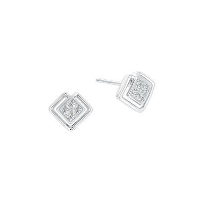 10K Gold Lab Grown Diamond Earrings