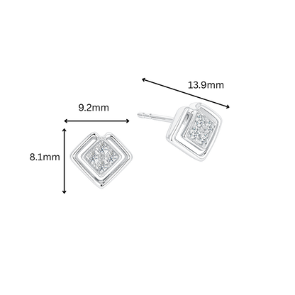 10K Gold Lab Grown Diamond Earrings