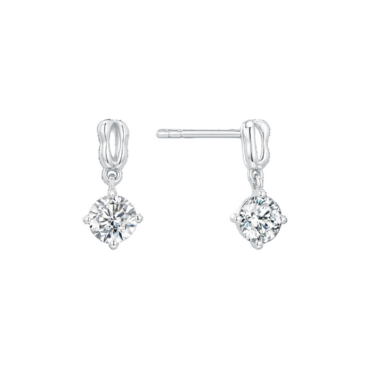 10K Gold Lab Grown Diamond Earrings