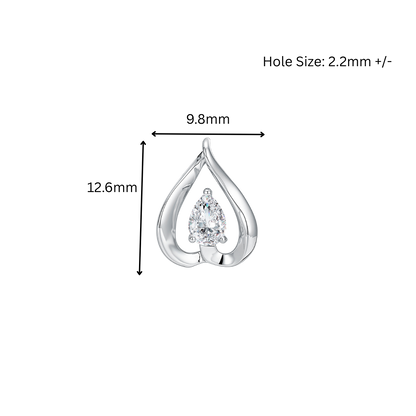 10K Gold Lab Grown Diamond Pendant