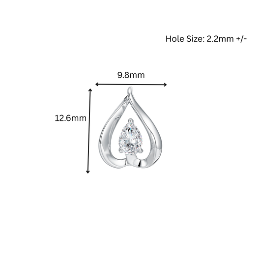 10K Gold Lab Grown Diamond Pendant